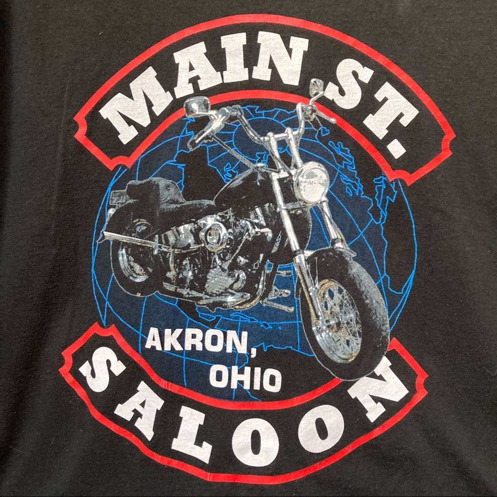 Biker Main Street Saloon Tee 2XL